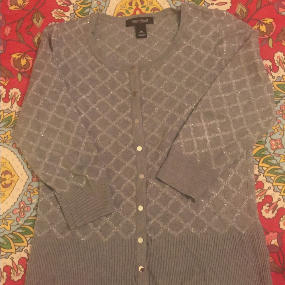 Sweater- WHBM.  Button front